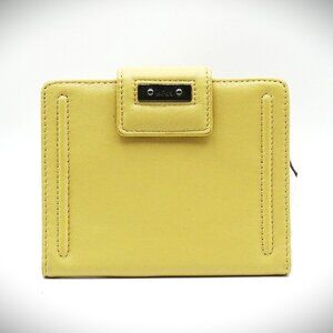 KOOBA Ventura Genuine Mustard Color Leather Passport Cover/Wallet